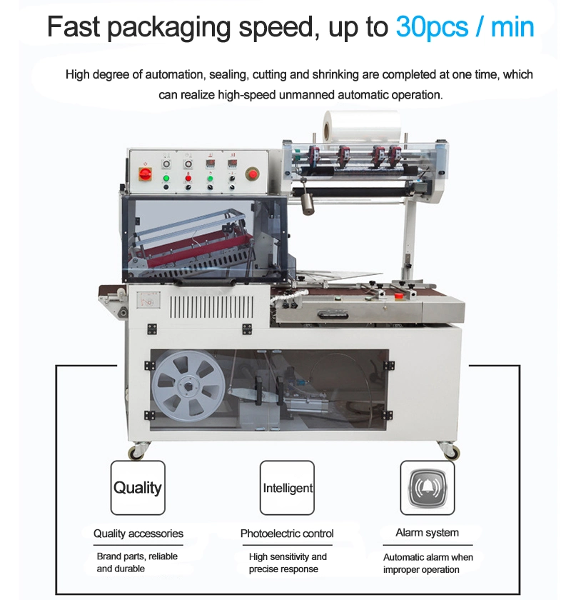 PE Film Shrink Tunnel Packaging Machine Automatic Steam Heating Shrink Tunnel or Oven/ Shrink Wrapping Machine